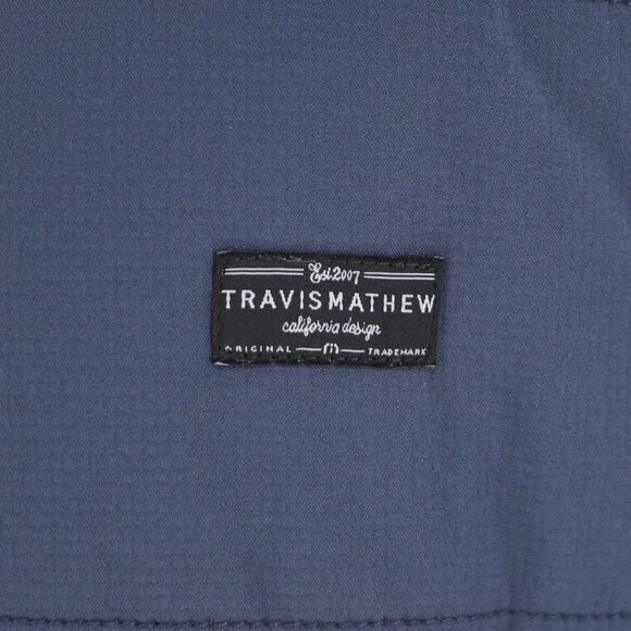 TRAVIS MATHEW Men’s Interlude Puffer Vest Lightweight Insulated Indigo Size L - Picture 6 of 8